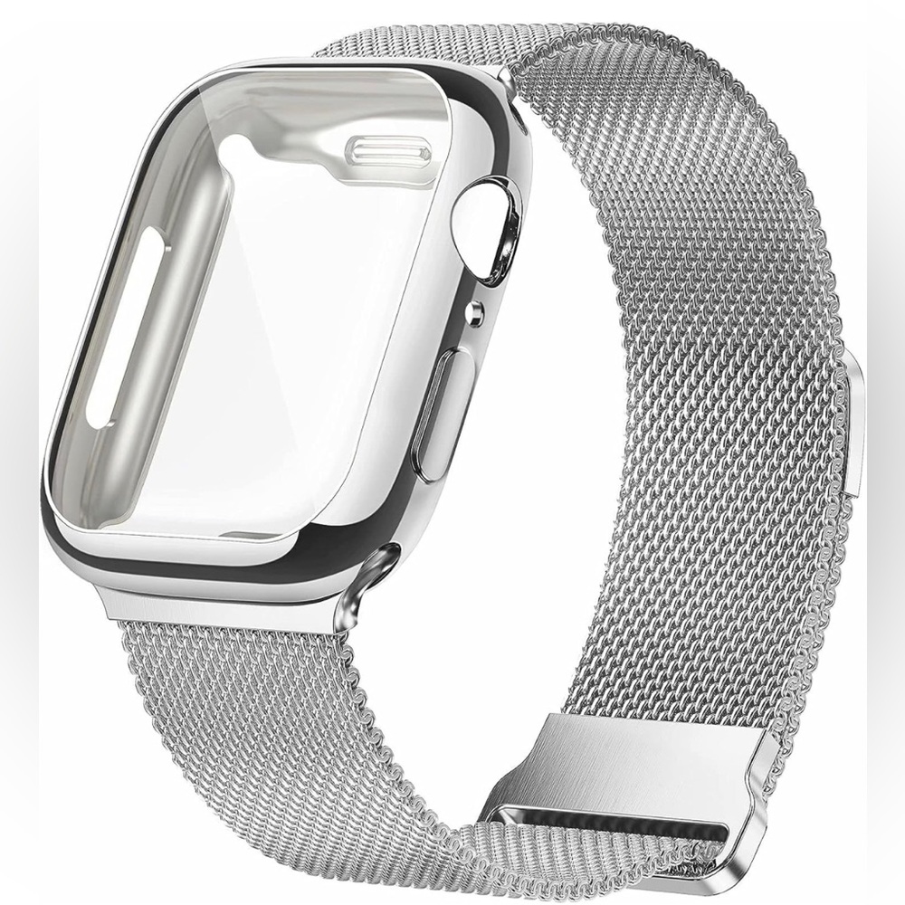 New Silver Metal Magnetic Band